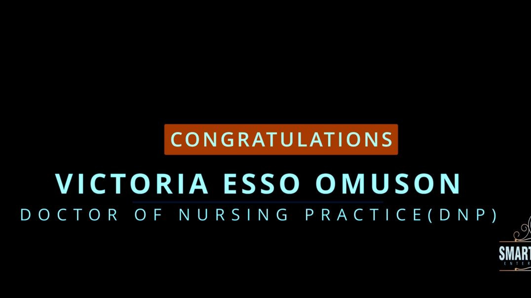 CONGRATULATION - VICTORIA ESSO OMUSON